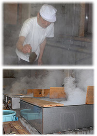 あく取り作業